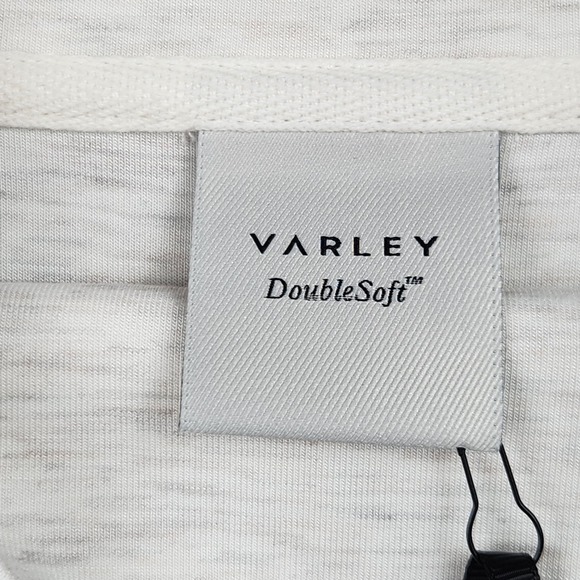 Varley Ellen Cowl Tank Top Womens Large White DoubleSoft Cowl Neck Lightweight - Picture 2 of 10